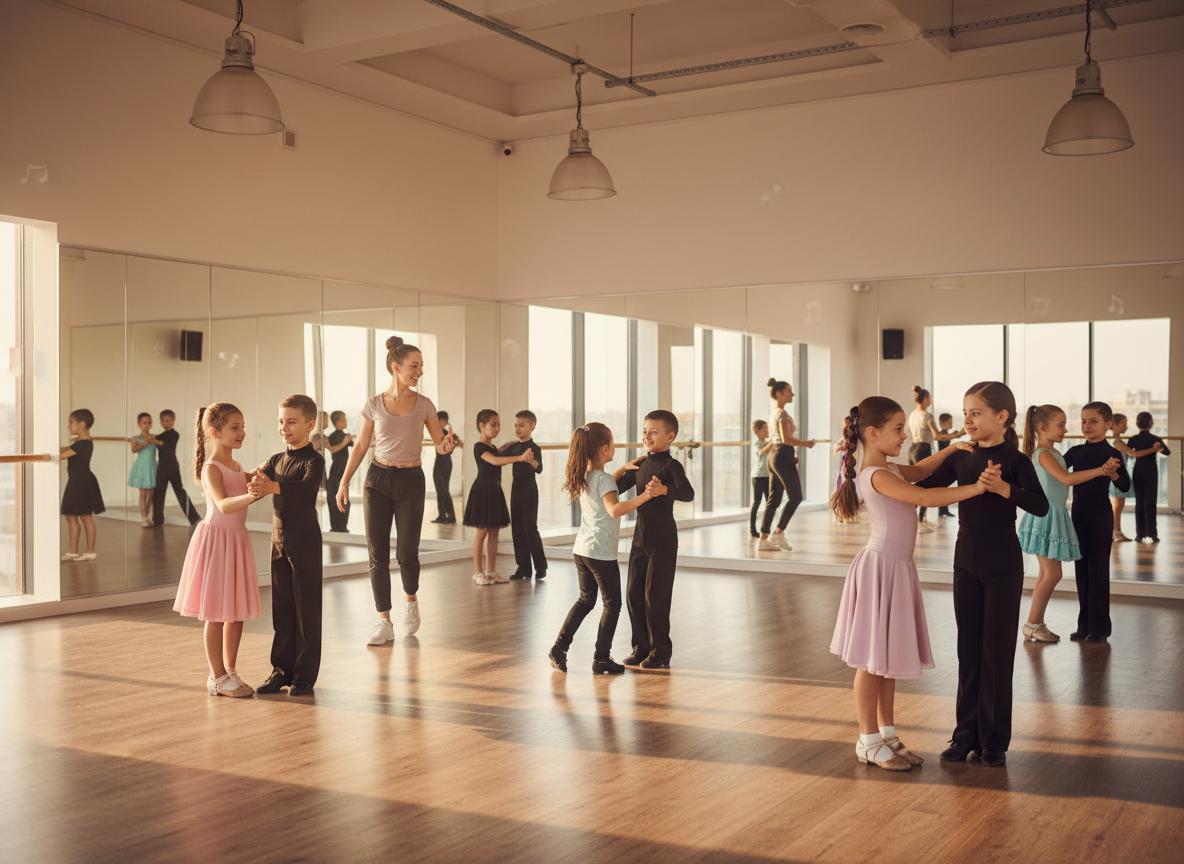 Спортивные бальные танцы для детей